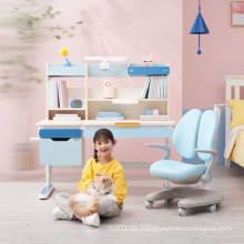 Kindertische Set Kids Study Desk mit Bücherregal